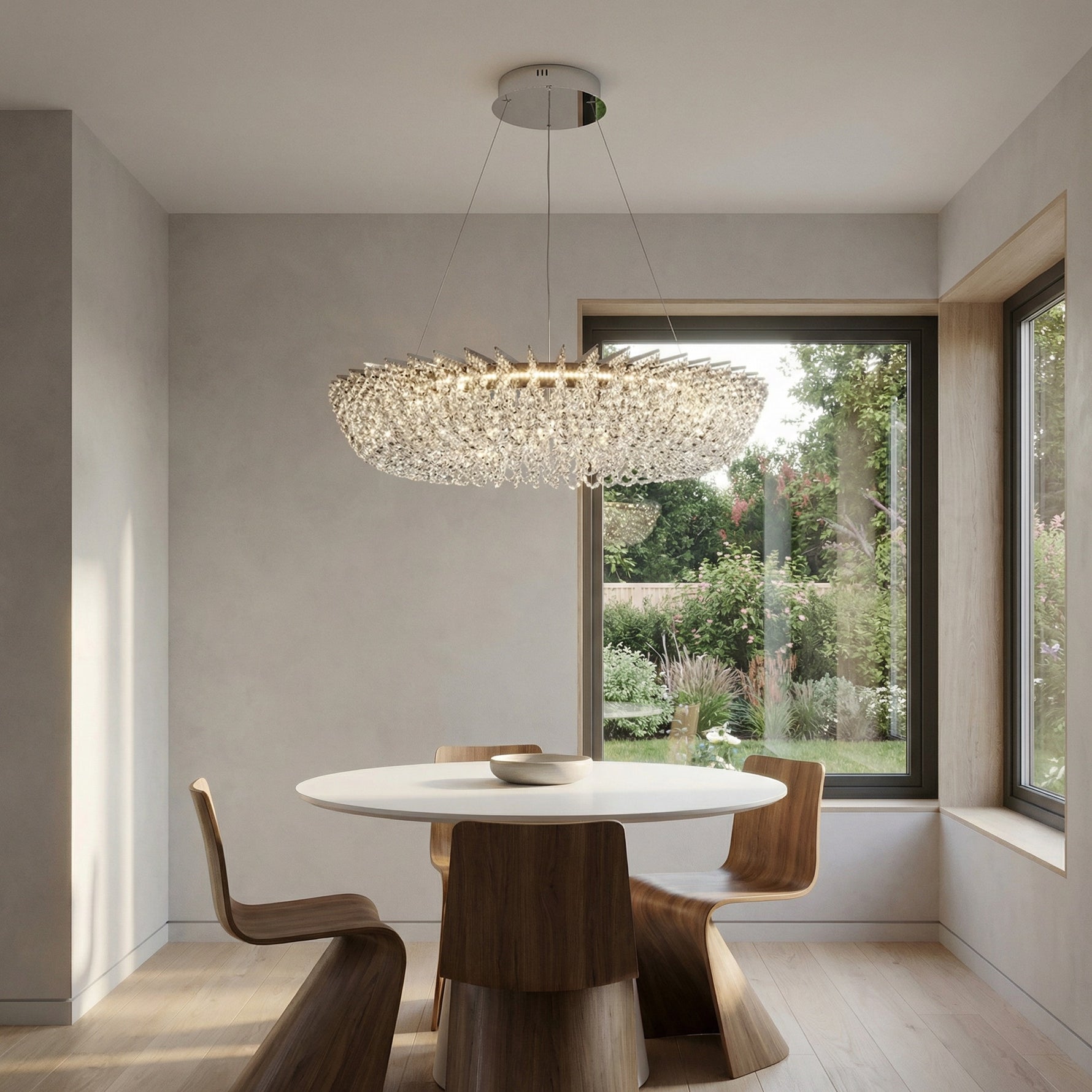 Yiosi Series Crystal Pendant Light Style O - scene-2