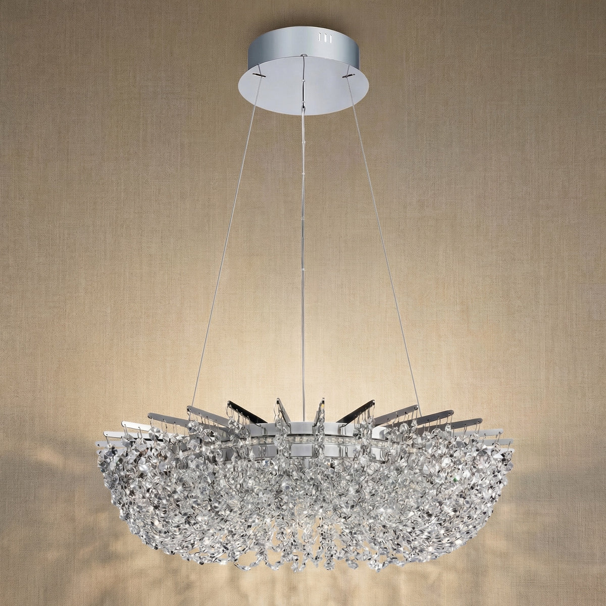 Yiosi Series Crystal Pendant Light Style O - dark