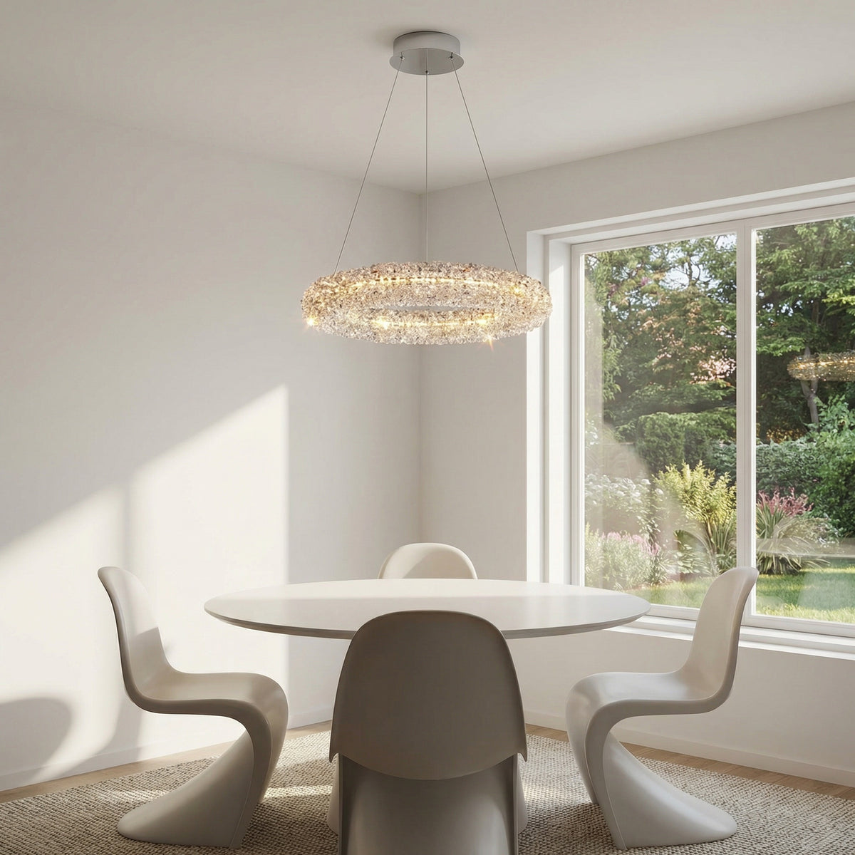 Yiosi Series Crystal Pendant Light Style P - scene-2