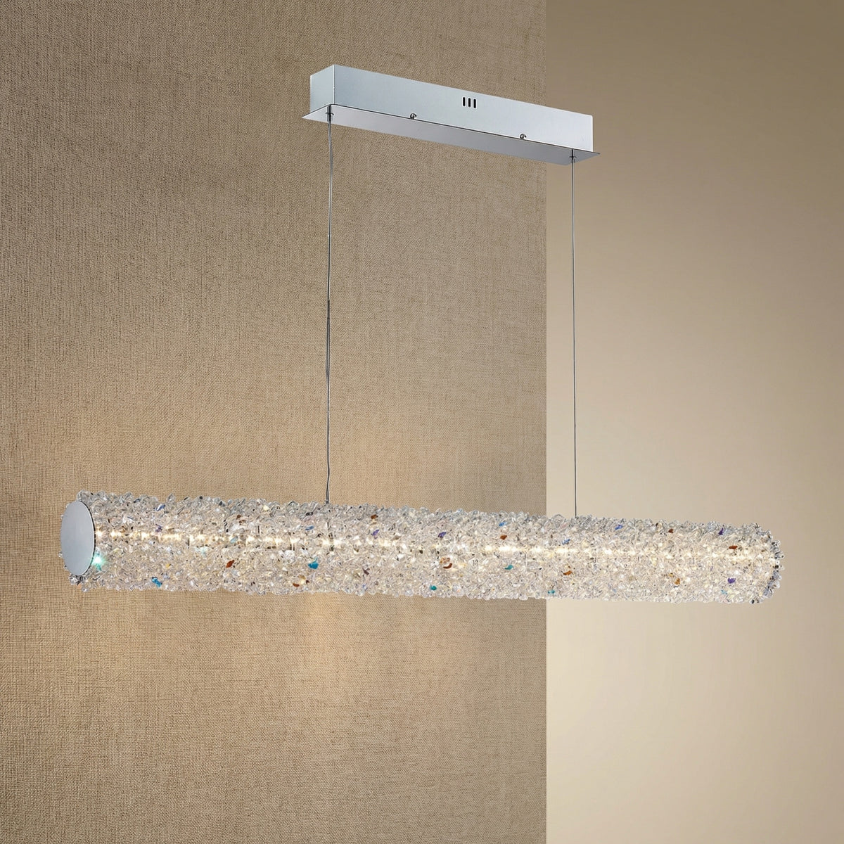 Yiosi Series Crystal Pendant Light Style P - 47" Linear (L1200mm)