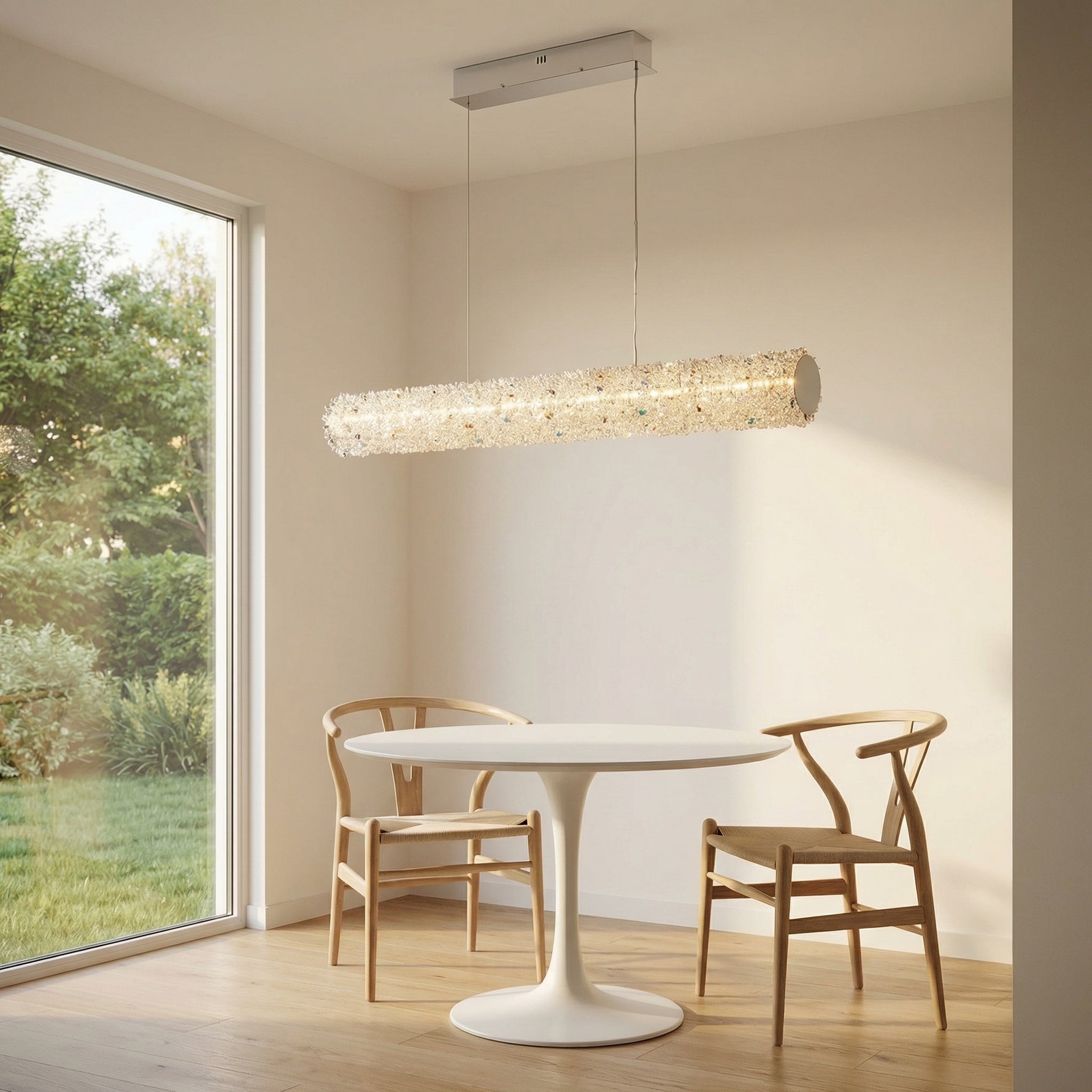 Yiosi Series Crystal Pendant Light Style P - scene-2