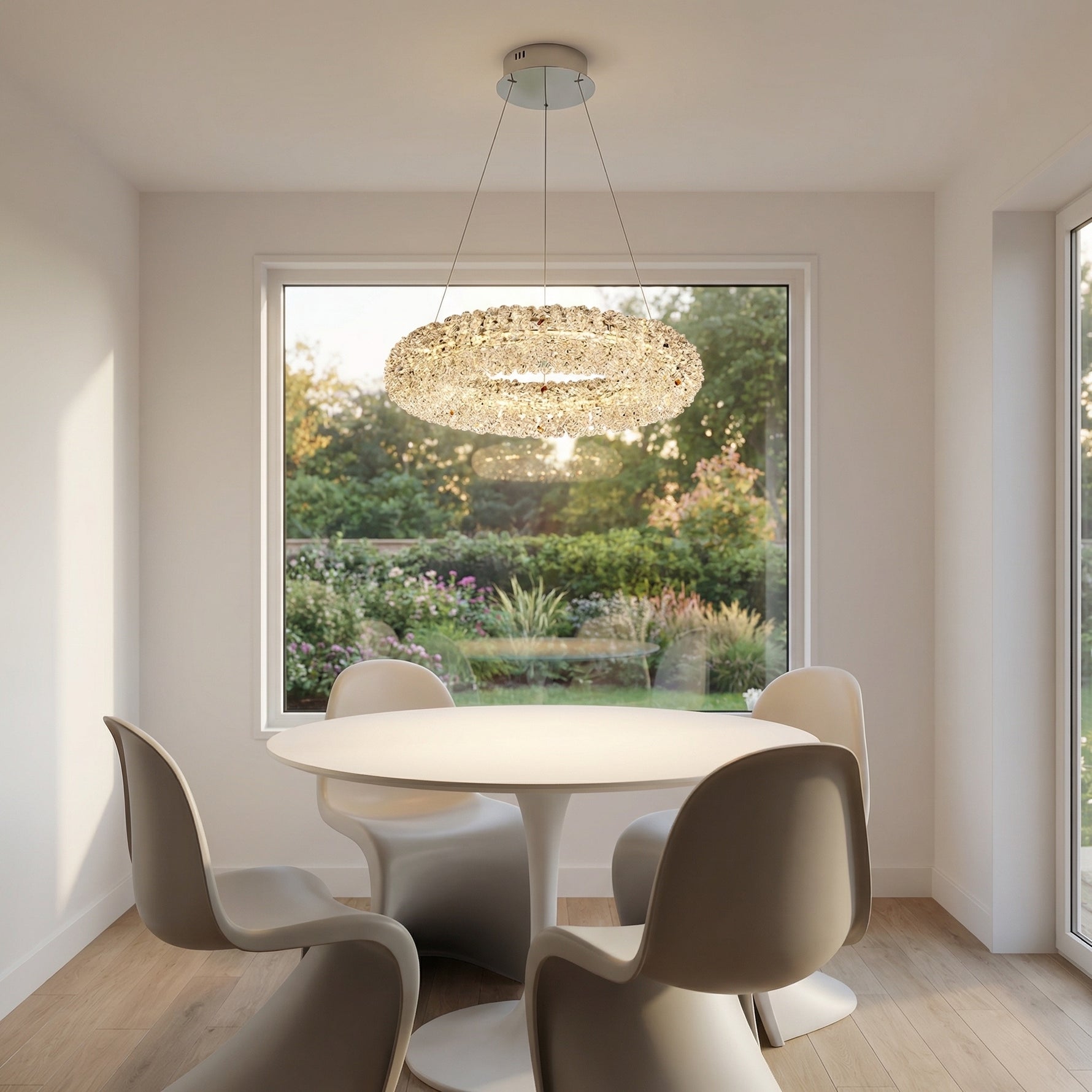 Yiosi Series Crystal Pendant Light Style P - scene-2