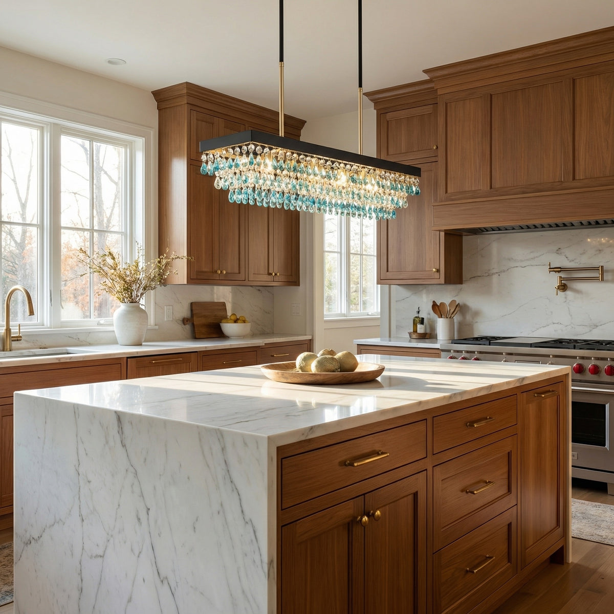 Yiosi Series Crystal Pendant Light Style Q - scene-2