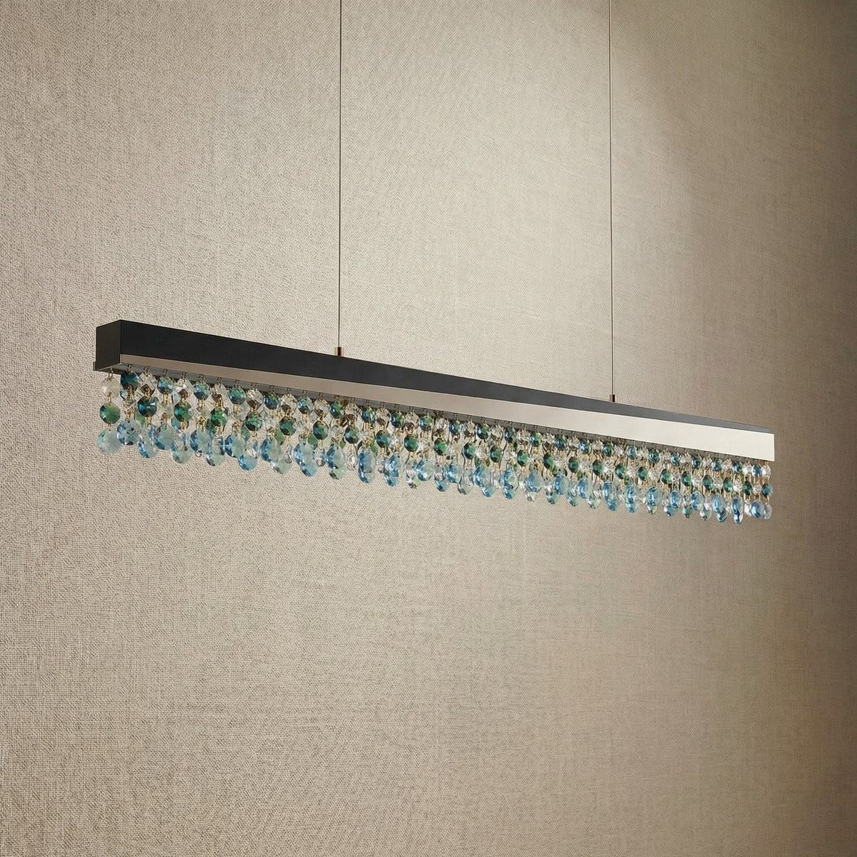 Yiosi Series Crystal Pendant Light Style Q - dark