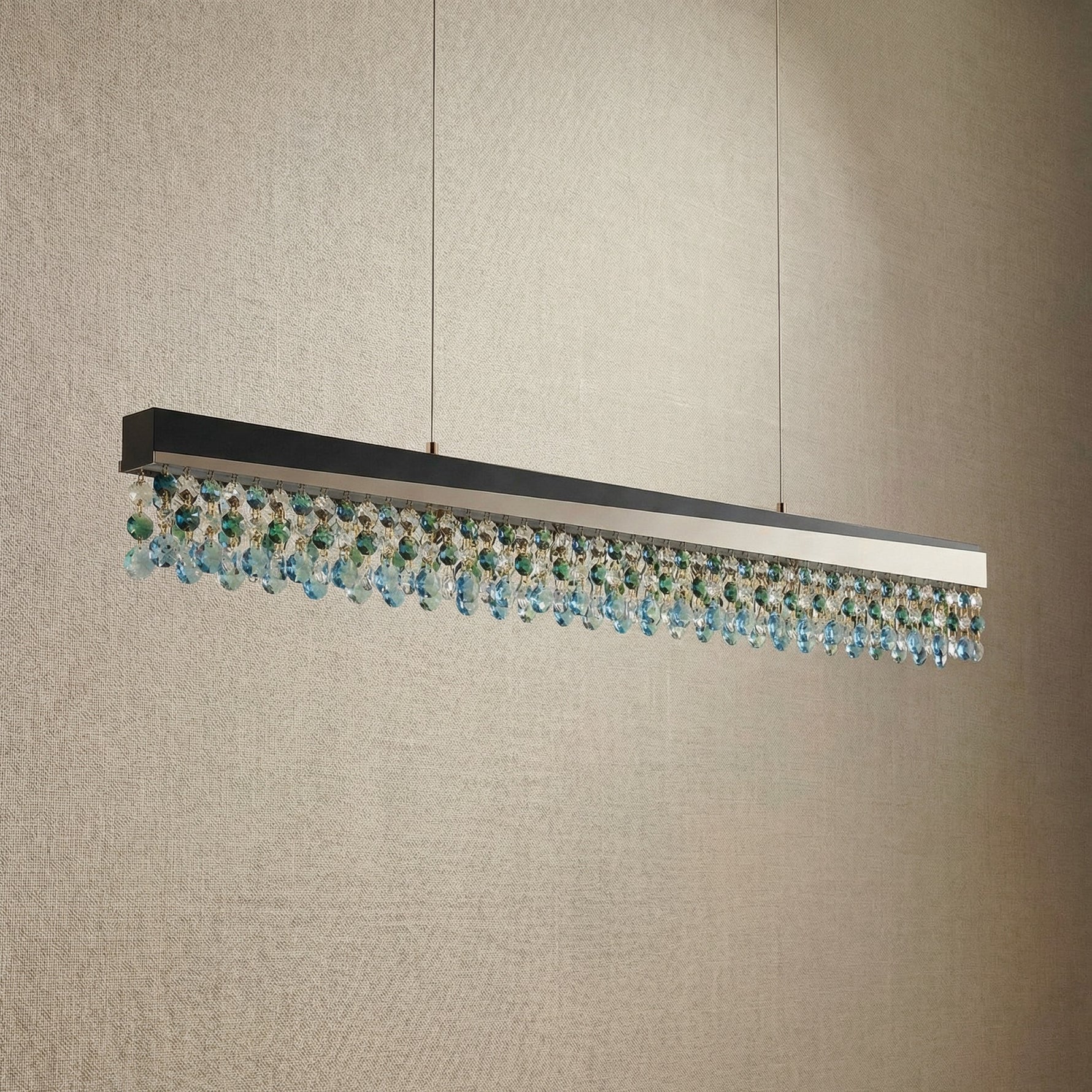 Yiosi Series Crystal Pendant Light Style Q - dark