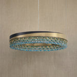 Yiosi Series Crystal Pendant Light Style Q - dark