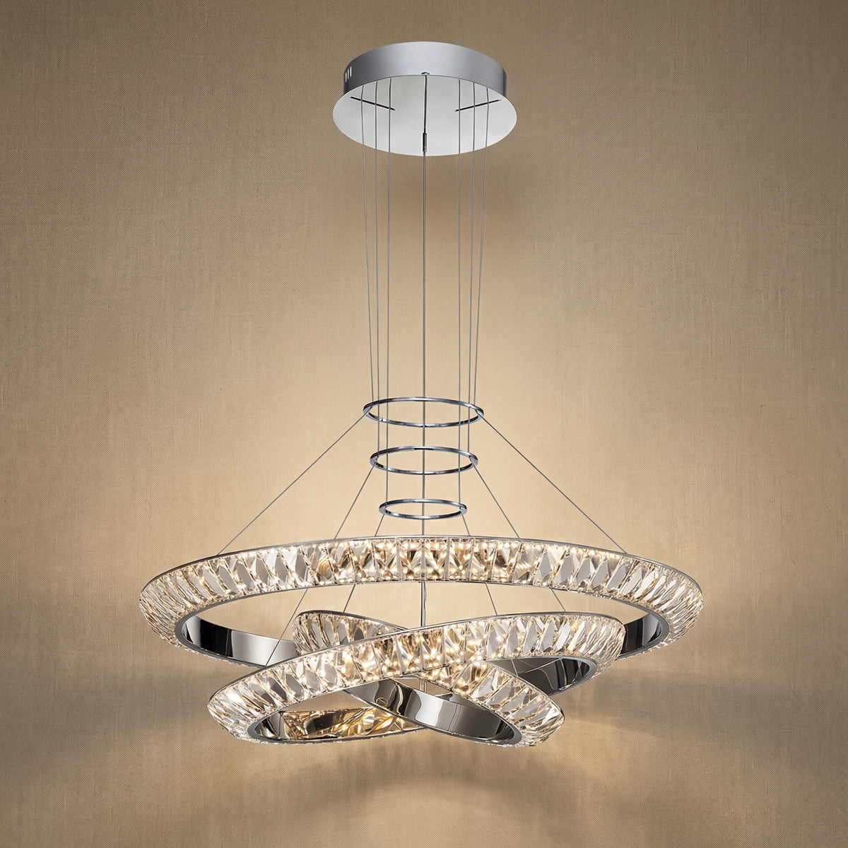 Yiosi Series Crystal Pendant Light Style R - Style 1000国产水晶