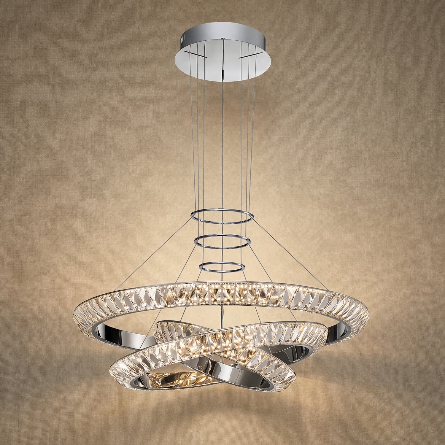Yiosi Series Crystal Pendant Light Style R - Style 1000国产水晶