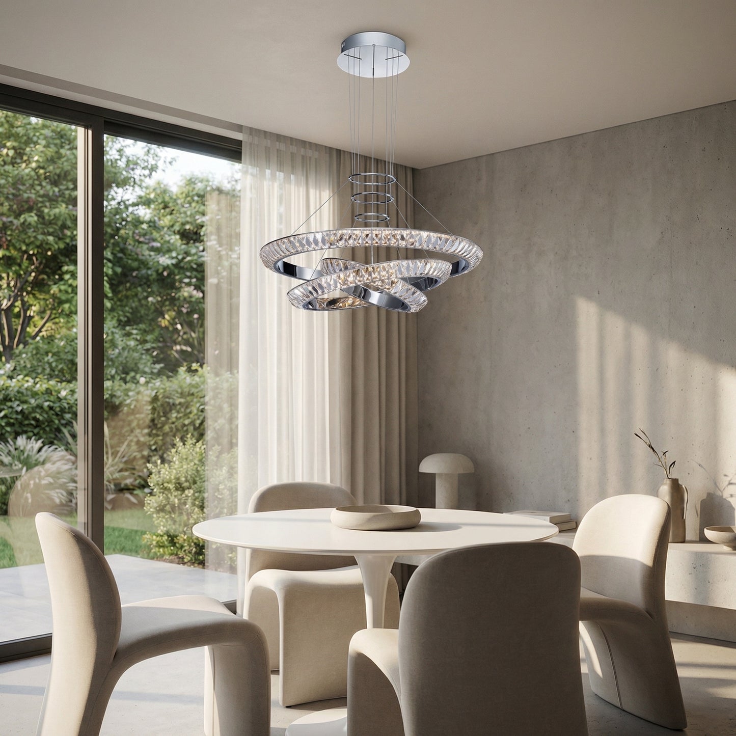 Yiosi Series Crystal Pendant Light Style R - scene-2