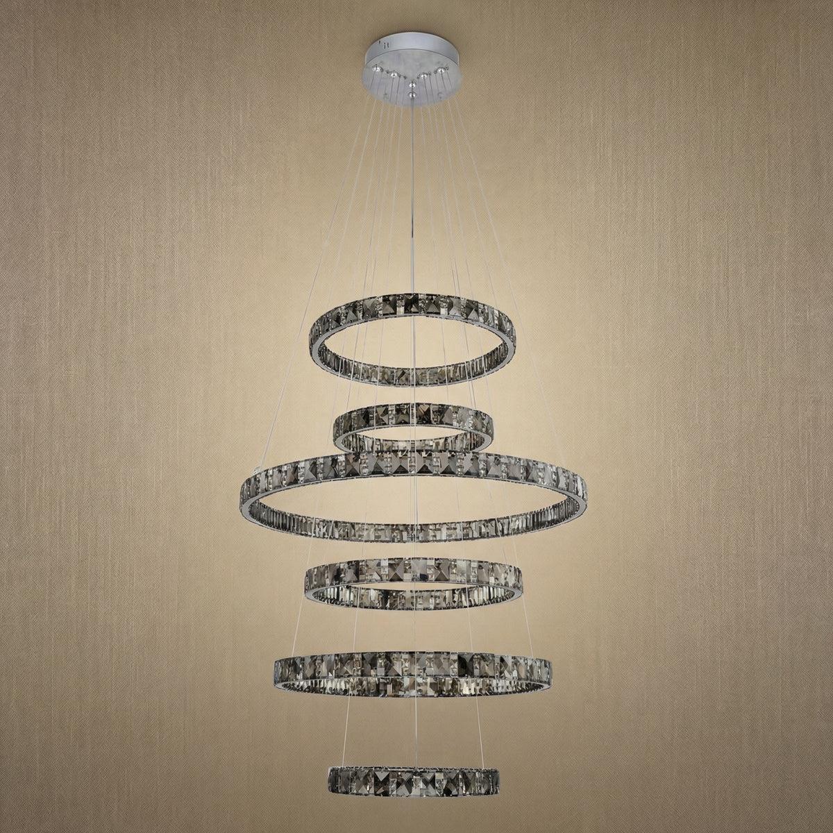 Yiosi Series Crystal Pendant Light Style S - dark