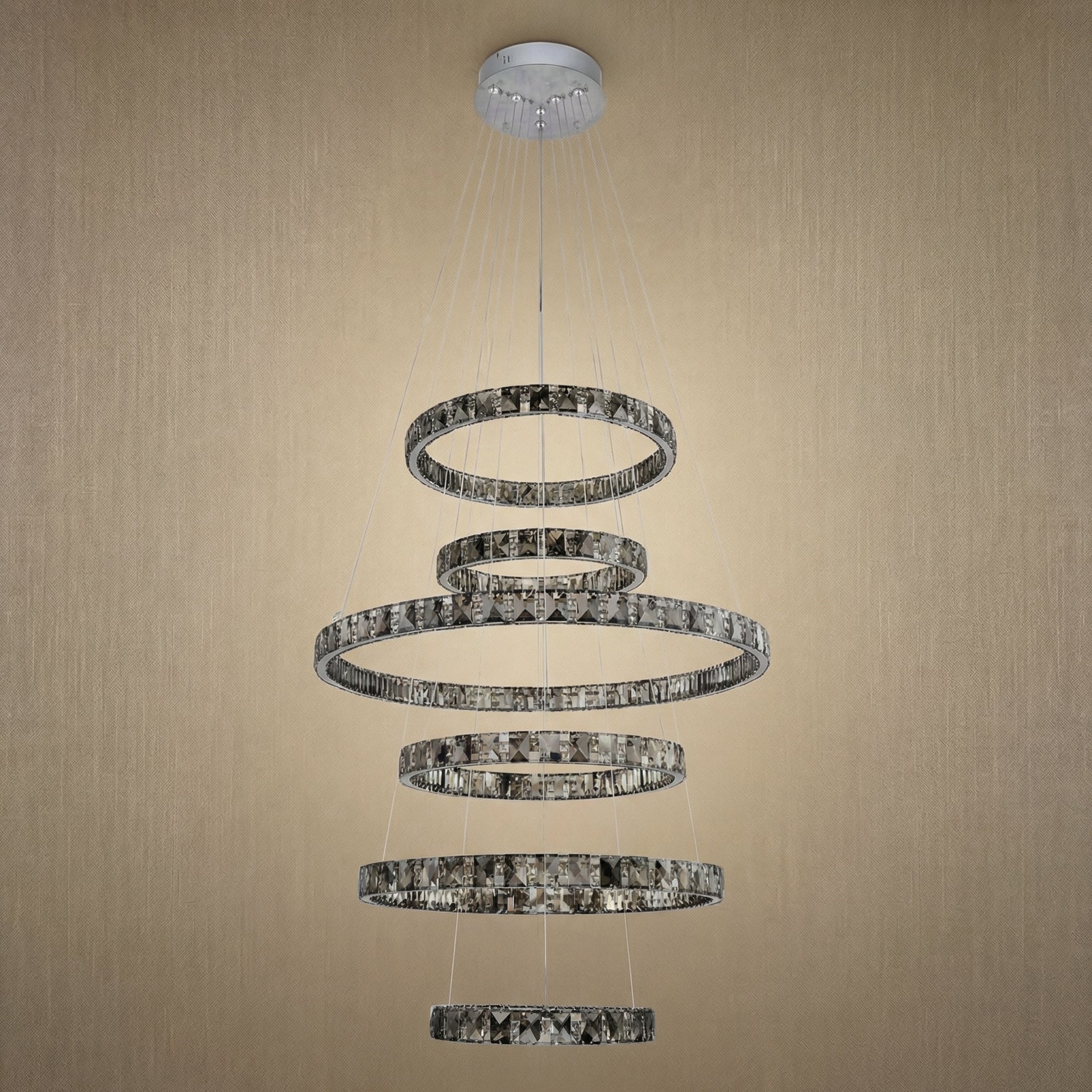 Yiosi Series Crystal Pendant Light Style S - dark