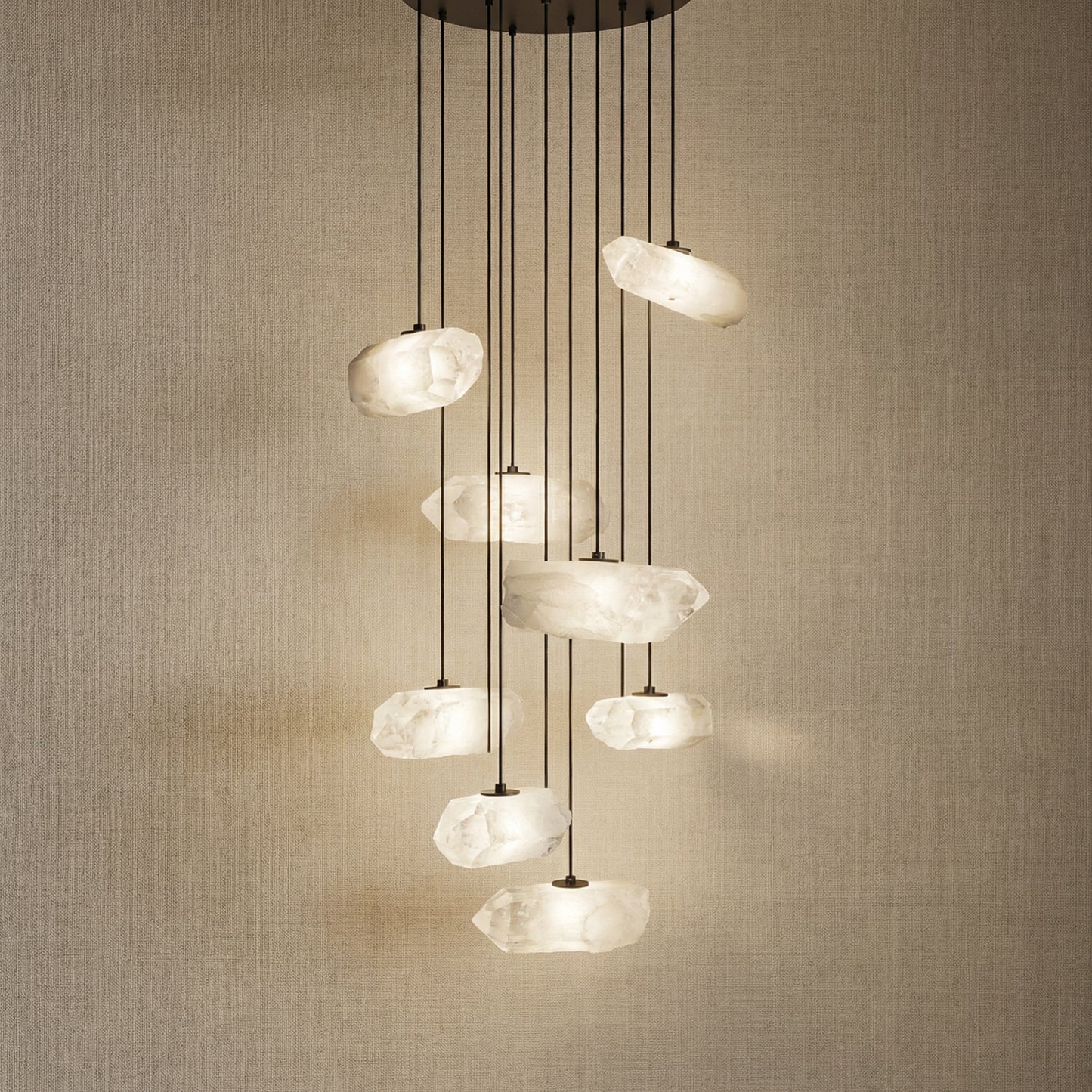 Yiosi Series Crystal Pendant Light Style T - 2" (Dia 50mm)