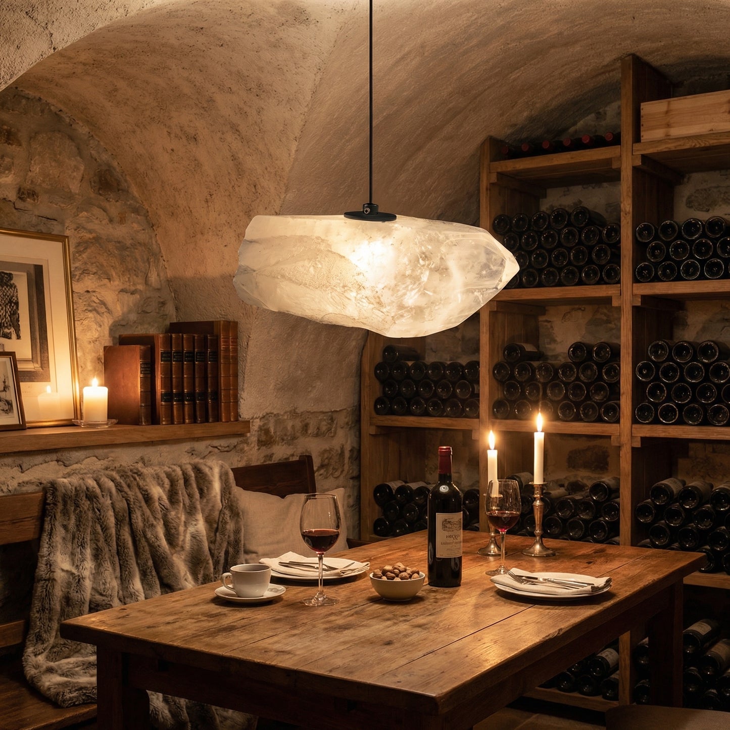 Yiosi Series Crystal Pendant Light Style T - scene-3