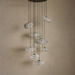 Yiosi Series Crystal Pendant Light Style T - dark
