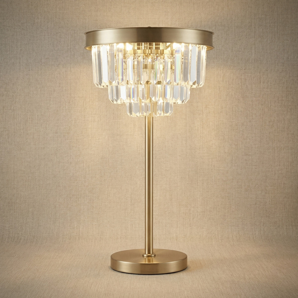 Yiosi Series Crystal Table Lamp Style A - 12" (Dia 300mm)