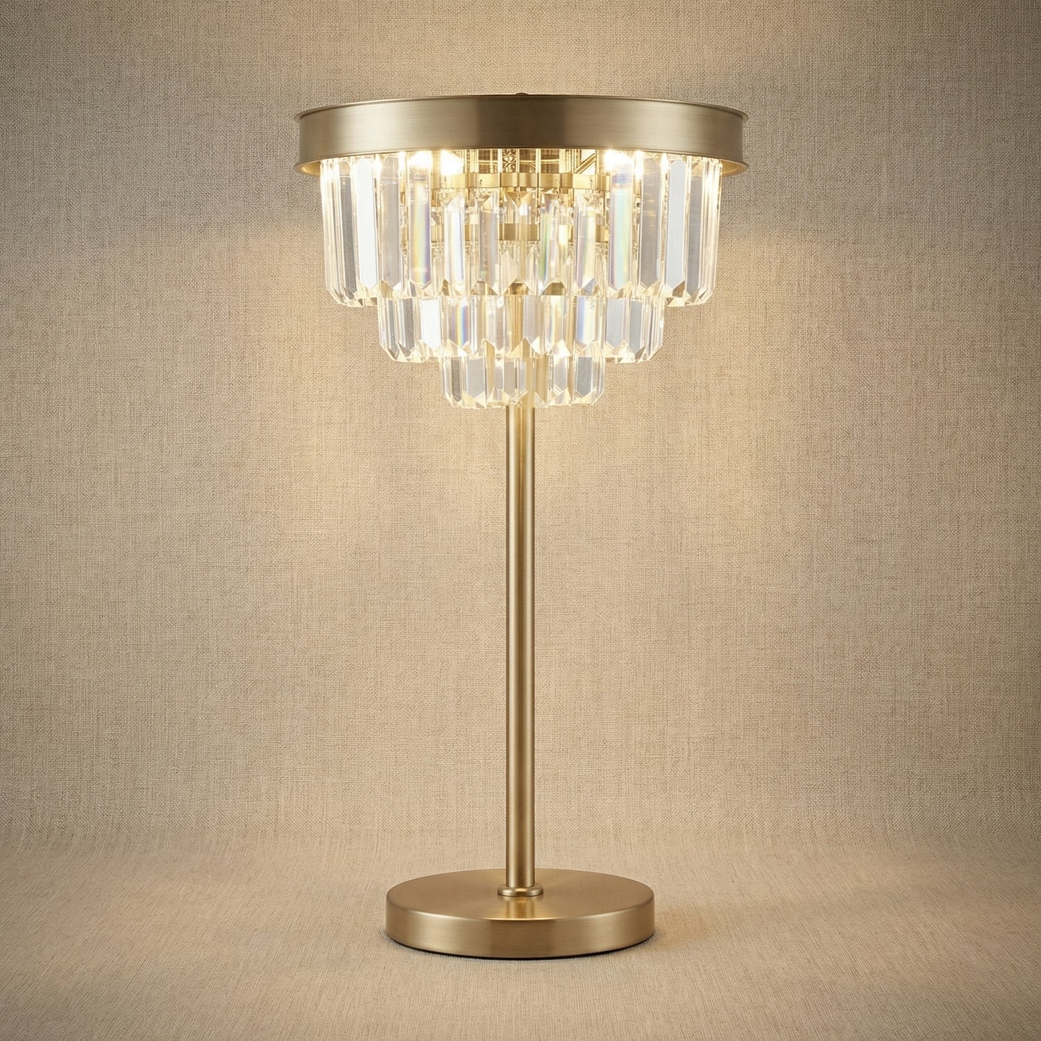 Yiosi Series Crystal Table Lamp Style A - 12" (Dia 300mm)