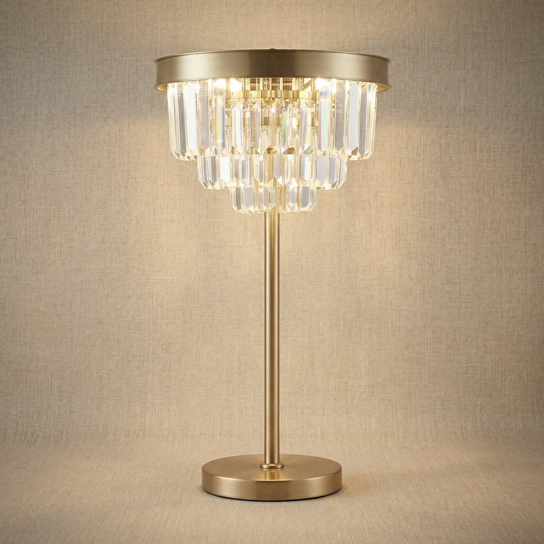 Yiosi Series Crystal Table Lamp Style A - 12" (Dia 300mm)