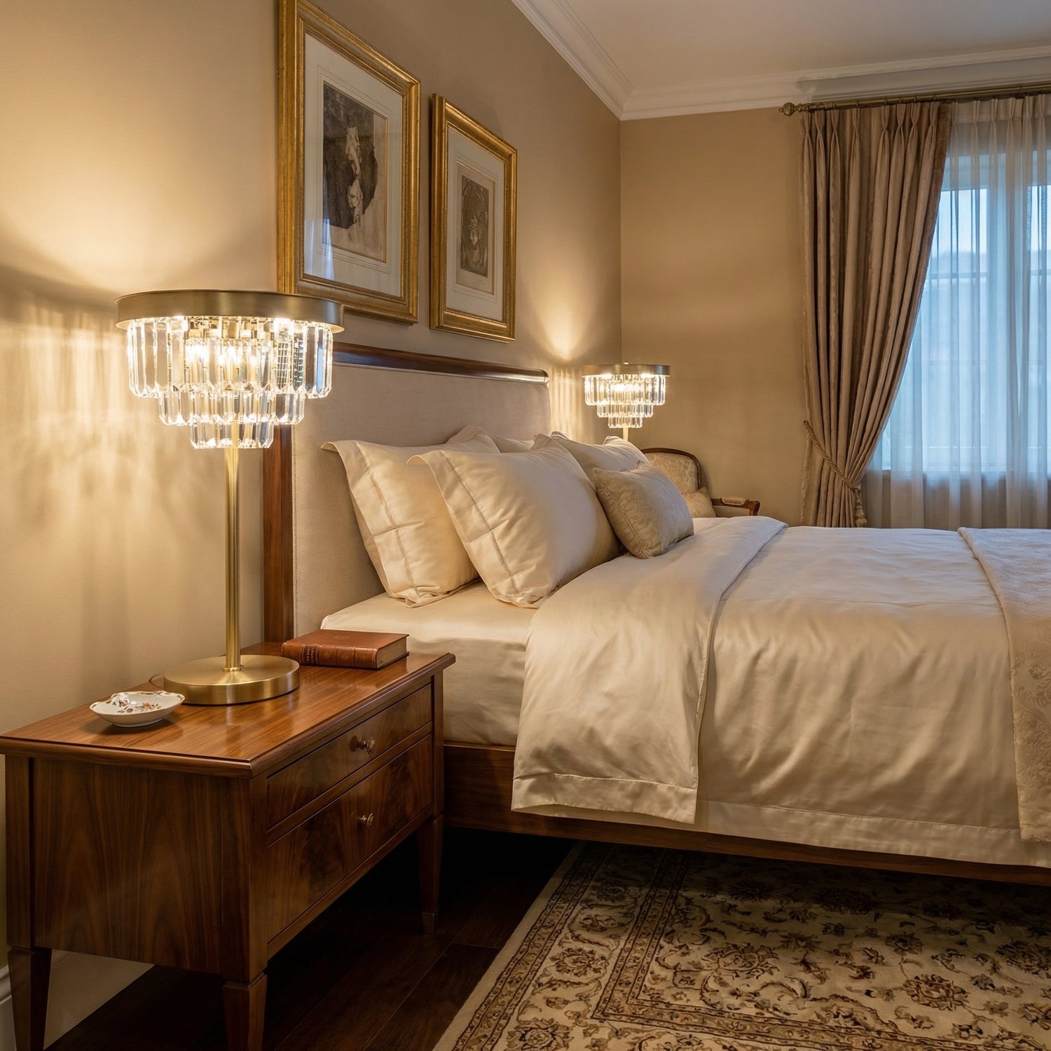 Yiosi Series Crystal Table Lamp Style A - scene-1