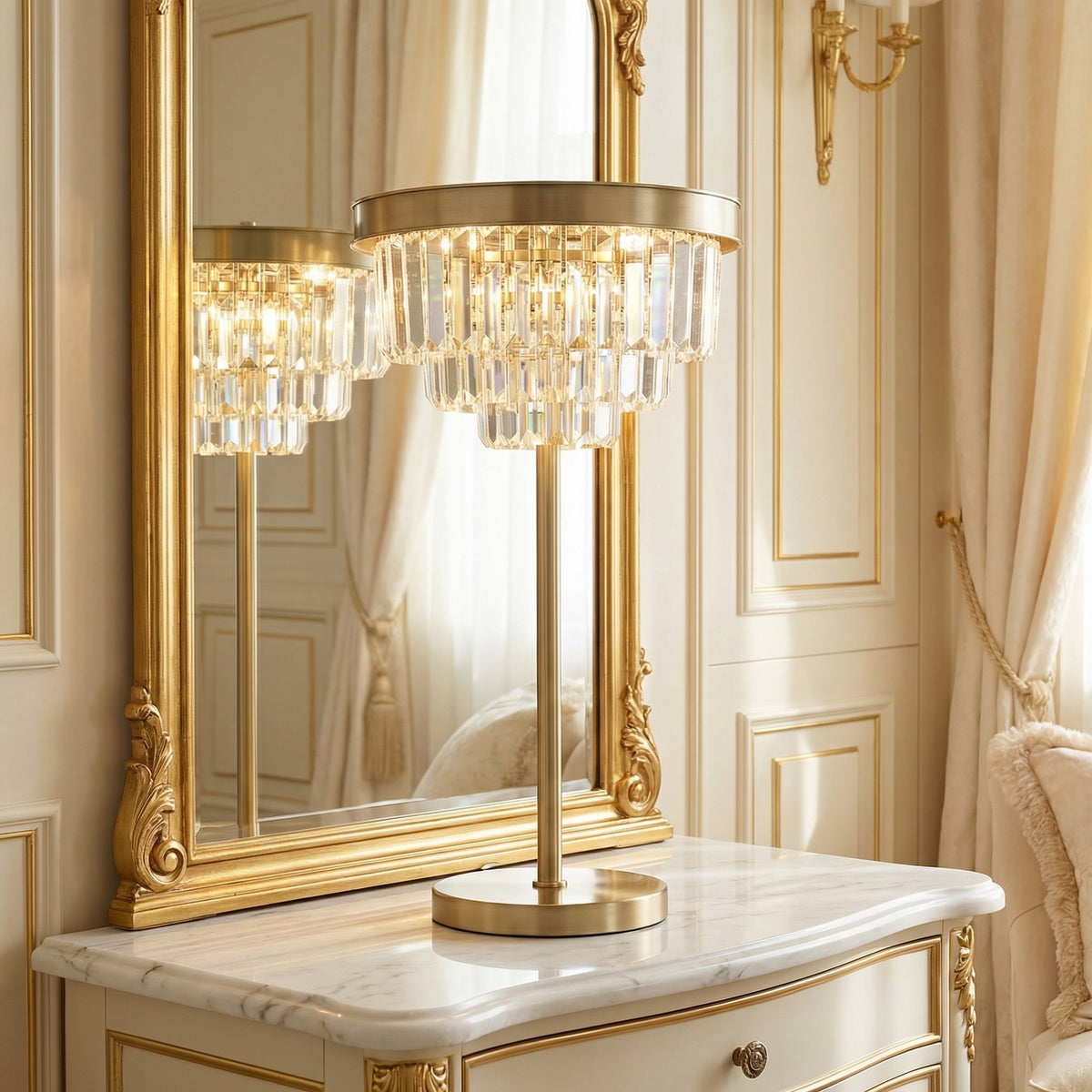 Yiosi Series Crystal Table Lamp Style A - scene-2