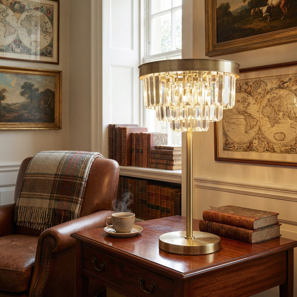 Yiosi Series Crystal Table Lamp Style A - scene-3