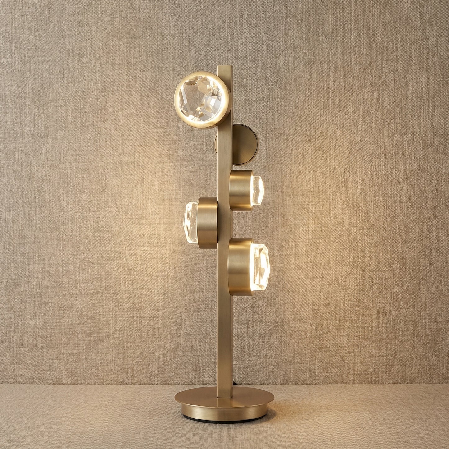 Yiosi Series Crystal Table Lamp Style C - 6" (Dia 140mm)