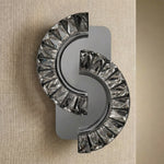 Yiosi Series Crystal Wall Sconce 10" - dark