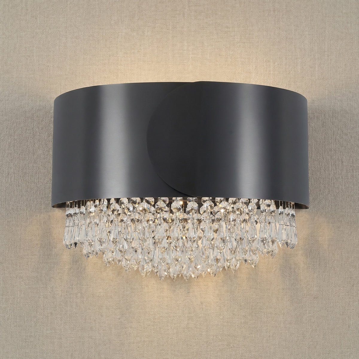 Yiosi Series Crystal Wall Sconce 14" - 14" Linear (L365mm)