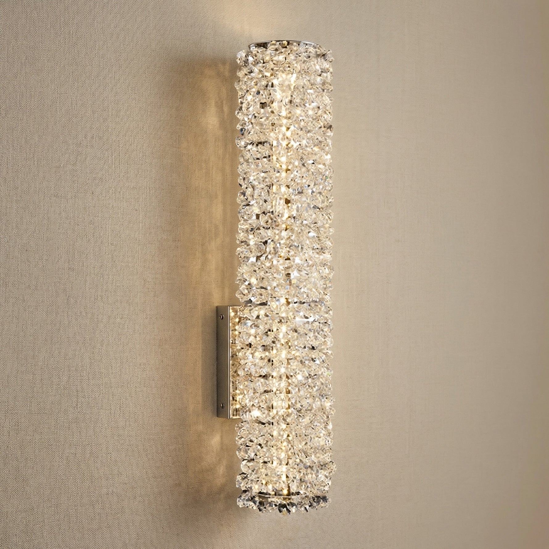Yiosi Series Crystal Wall Sconce 5" - 5" Linear (L125mm)