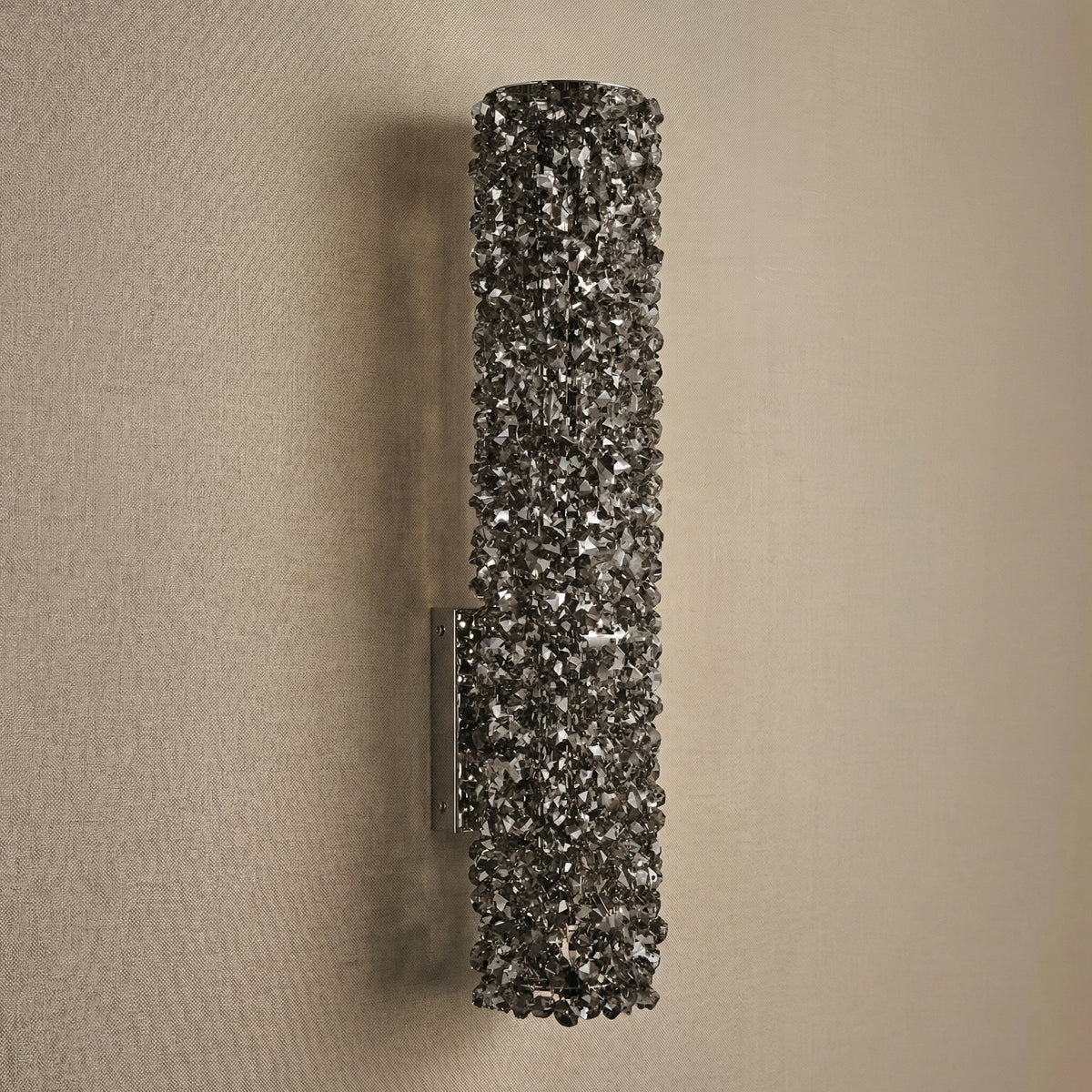 Yiosi Series Crystal Wall Sconce 5" - dark