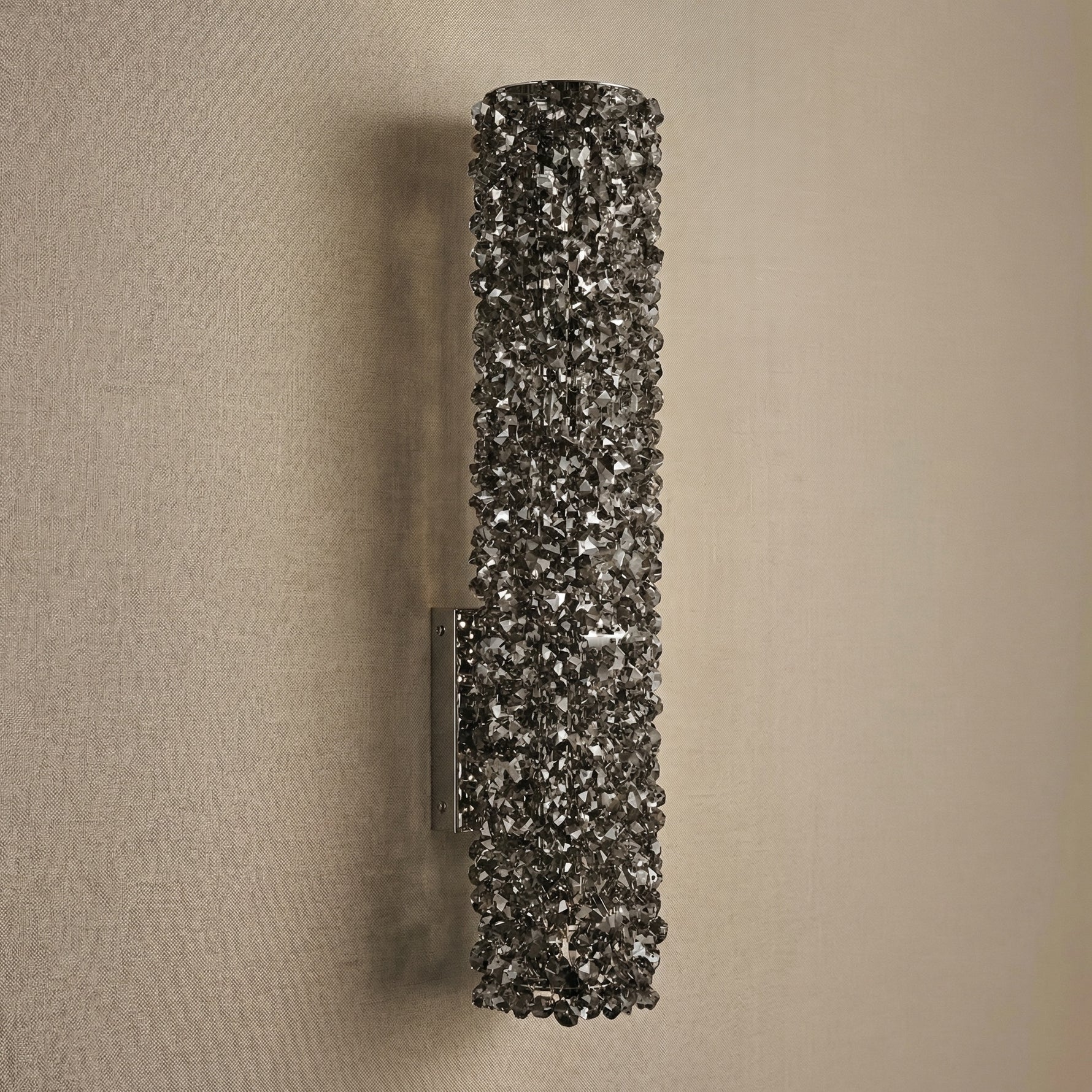 Yiosi Series Crystal Wall Sconce 5" - dark