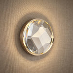 Yiosi Series Crystal Wall Sconce Style B - 7" (Dia 183mm)