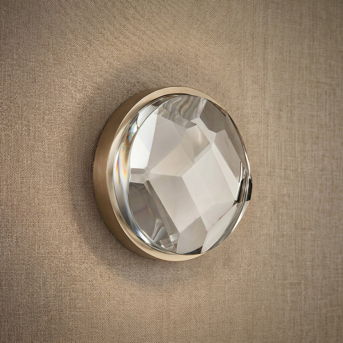 Yiosi Series Crystal Wall Sconce Style B - dark