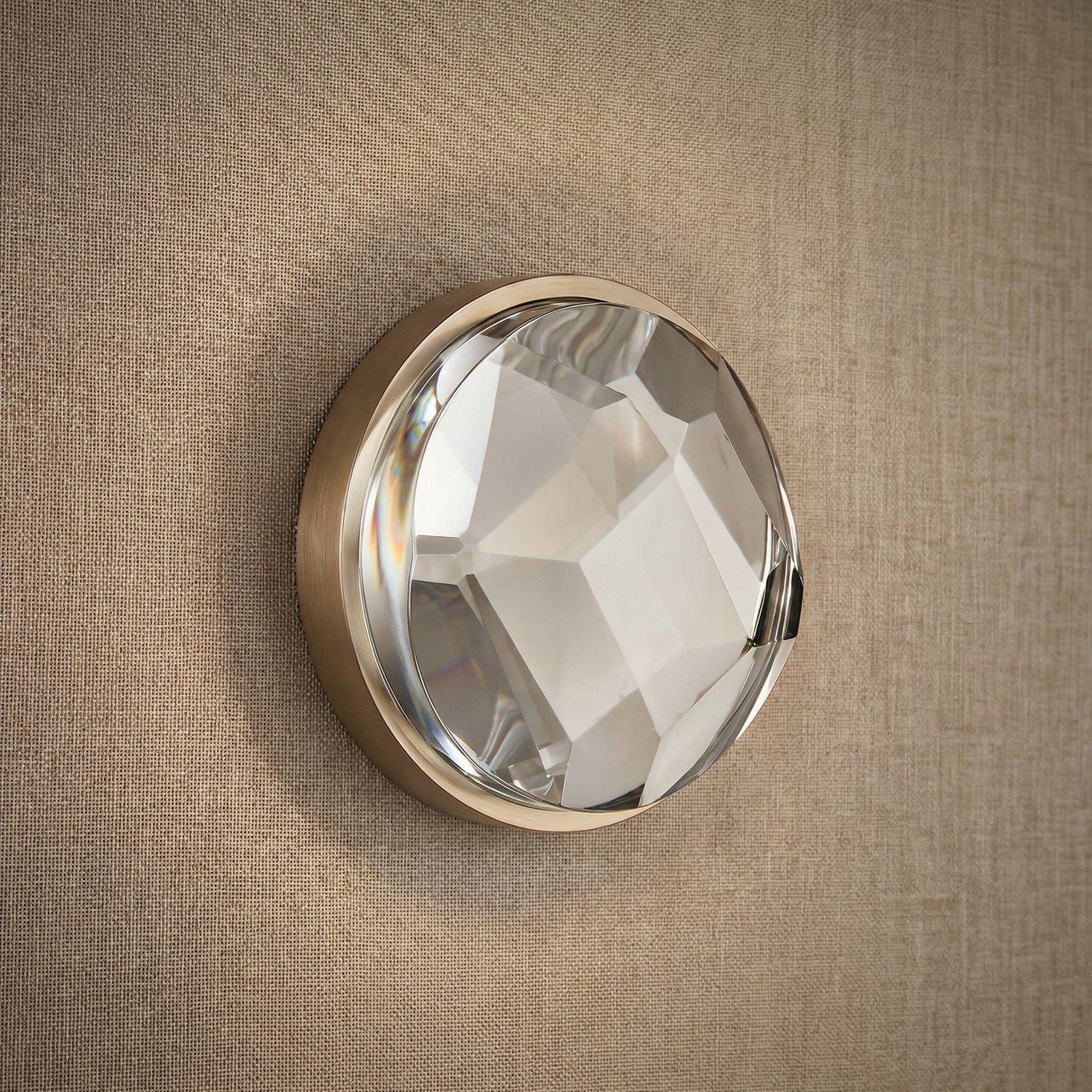 Yiosi Series Crystal Wall Sconce Style B - dark