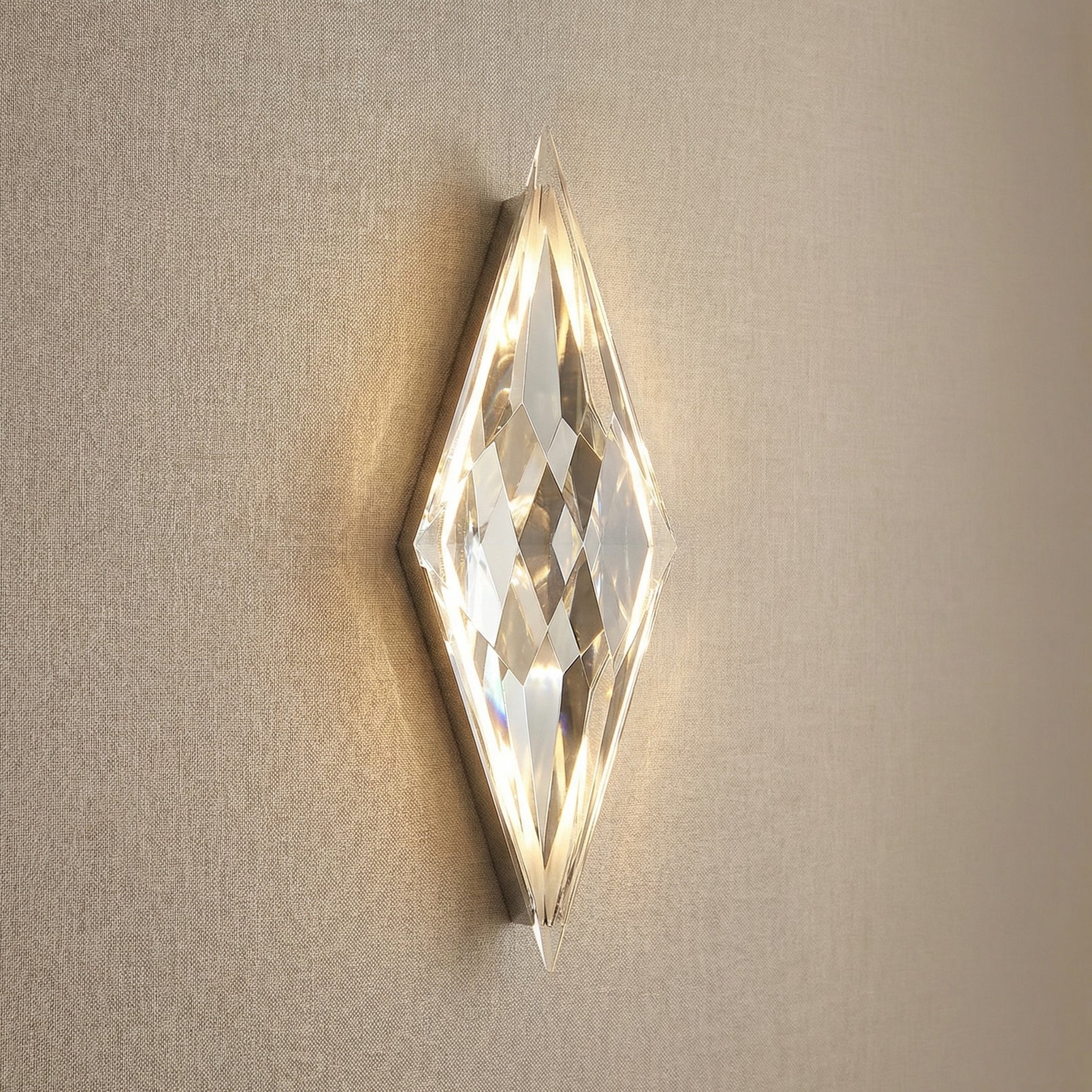 Yiosi Series Crystal Wall Sconce Style B - 5" (Dia 115mm)