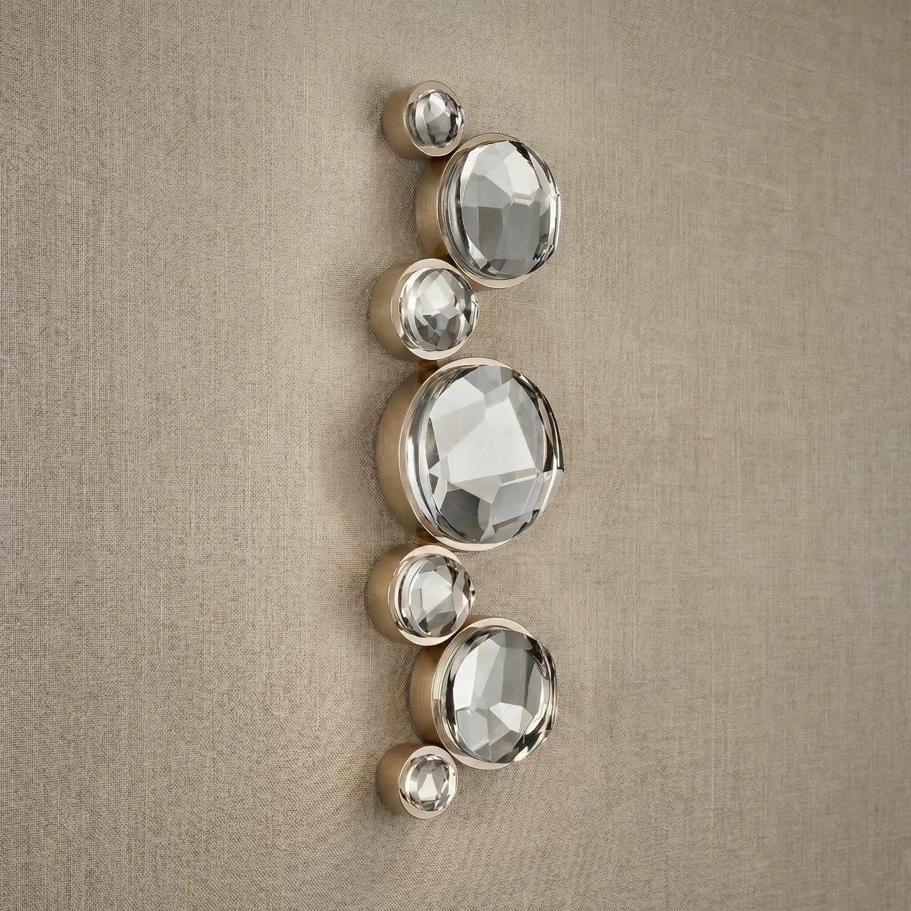 Yiosi Series Crystal Wall Sconce Style B - dark