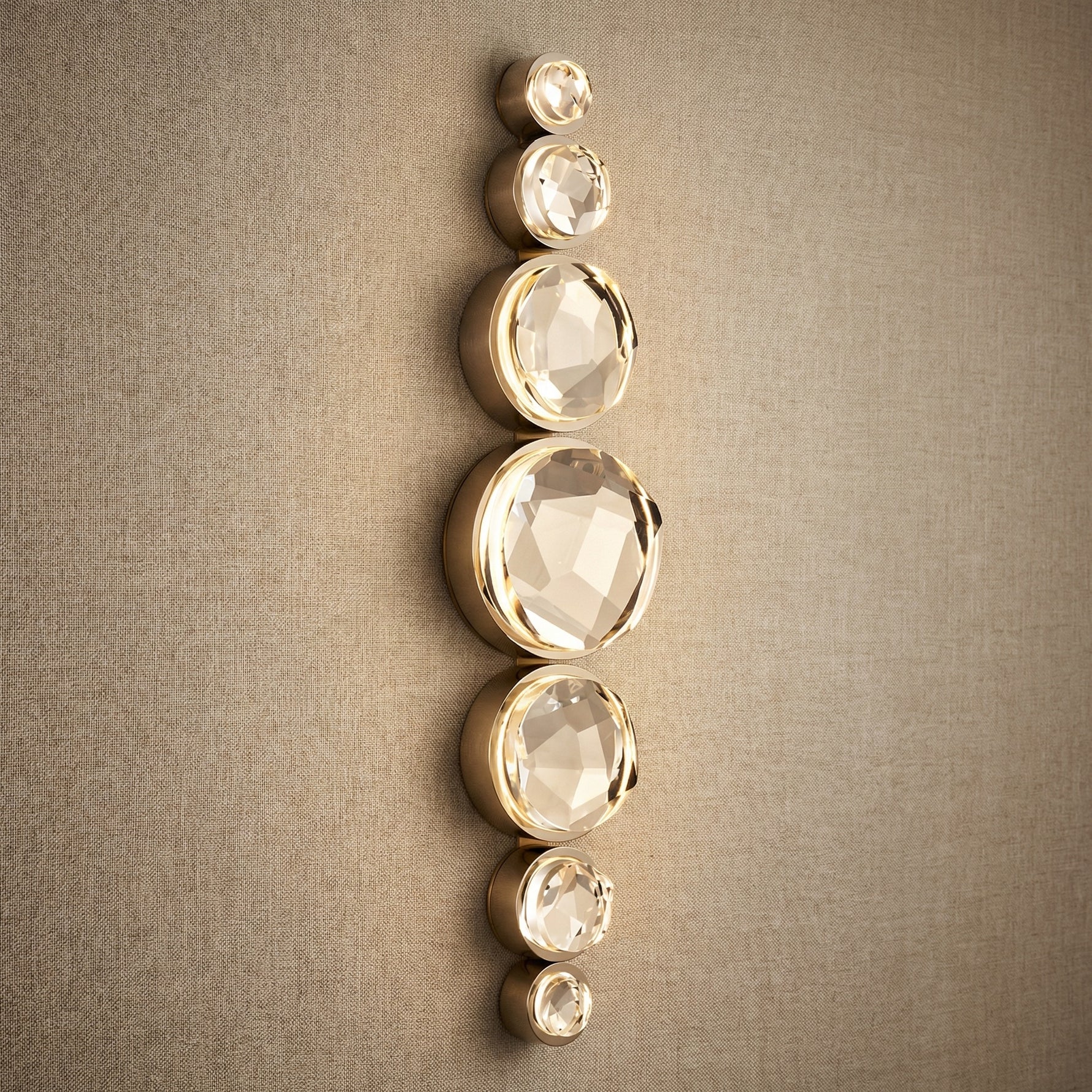 Yiosi Series Crystal Wall Sconce Style B - 6" Linear (L140mm)
