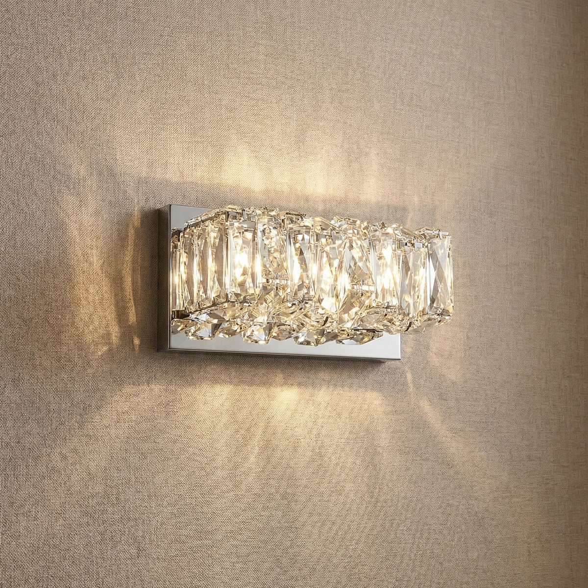 Yiosi Series Crystal Wall Sconce Style D - 5" (Dia 120mm)