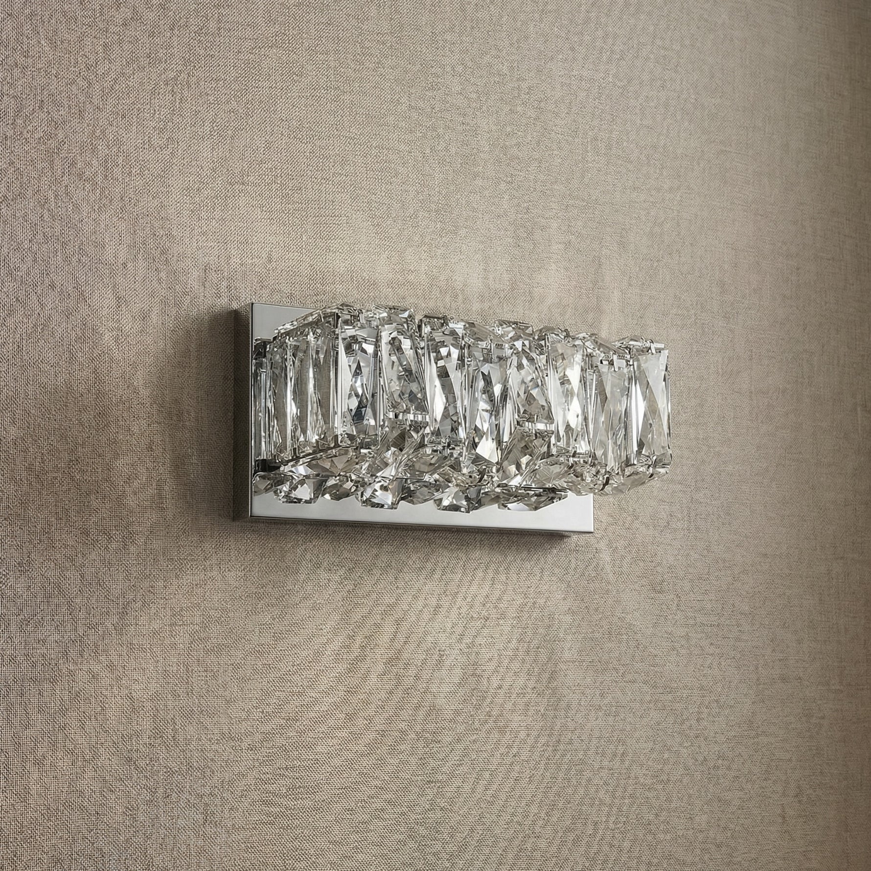 Yiosi Series Crystal Wall Sconce Style D - dark