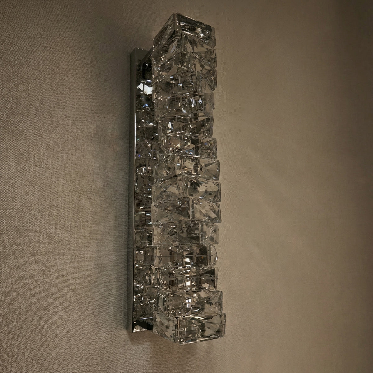 Yiosi Series Crystal Wall Sconce Style D - dark