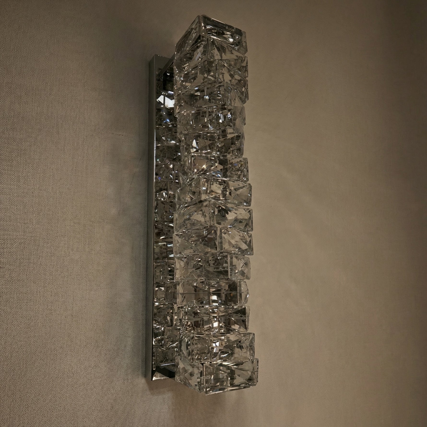Yiosi Series Crystal Wall Sconce Style D - dark