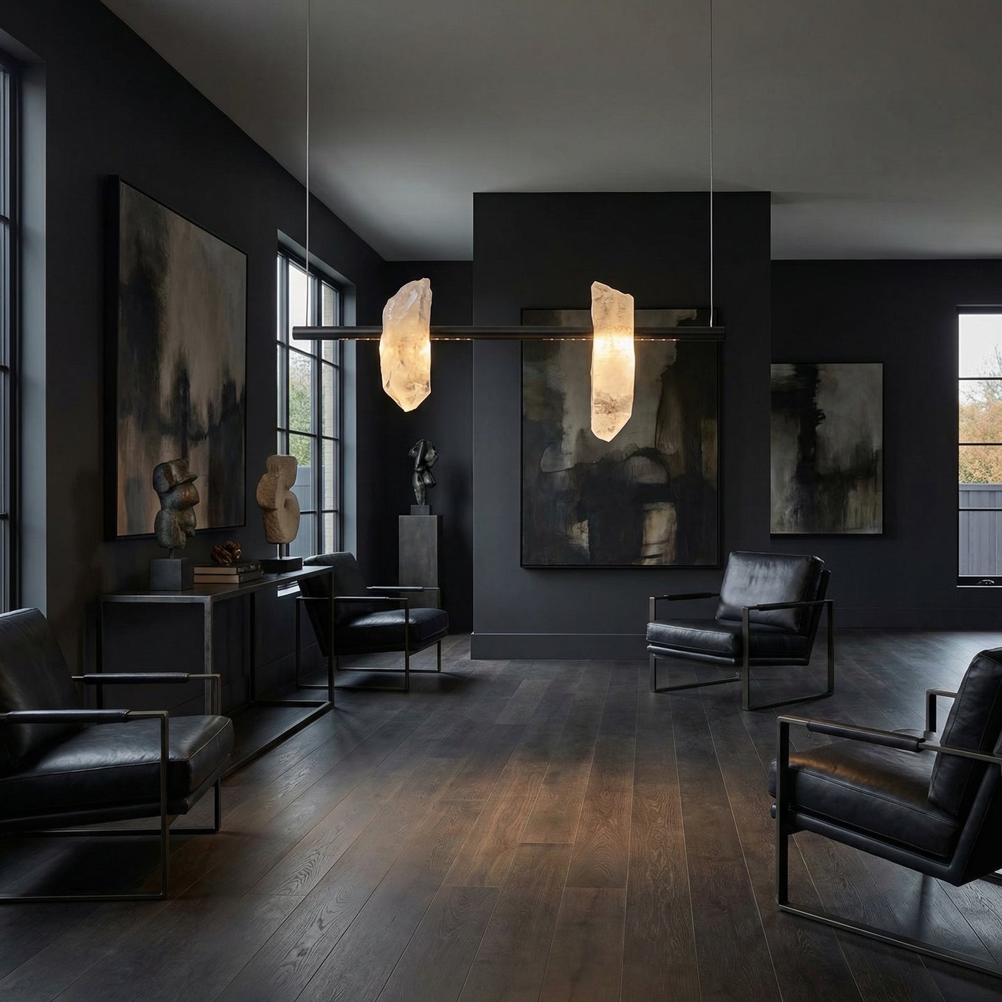 Yiosi Series Double Crystal Pendant Light - scene-1