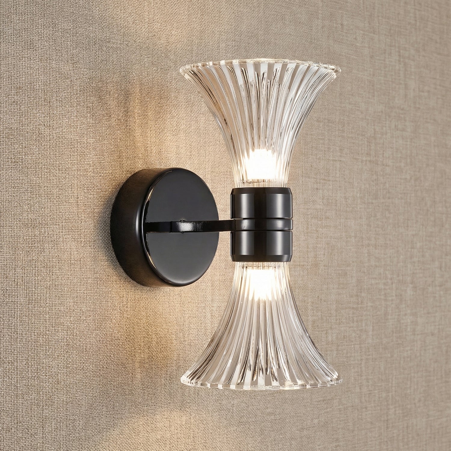 Yiosi Series Double Glass Wall Sconce Style B - 5" (Dia 130mm)