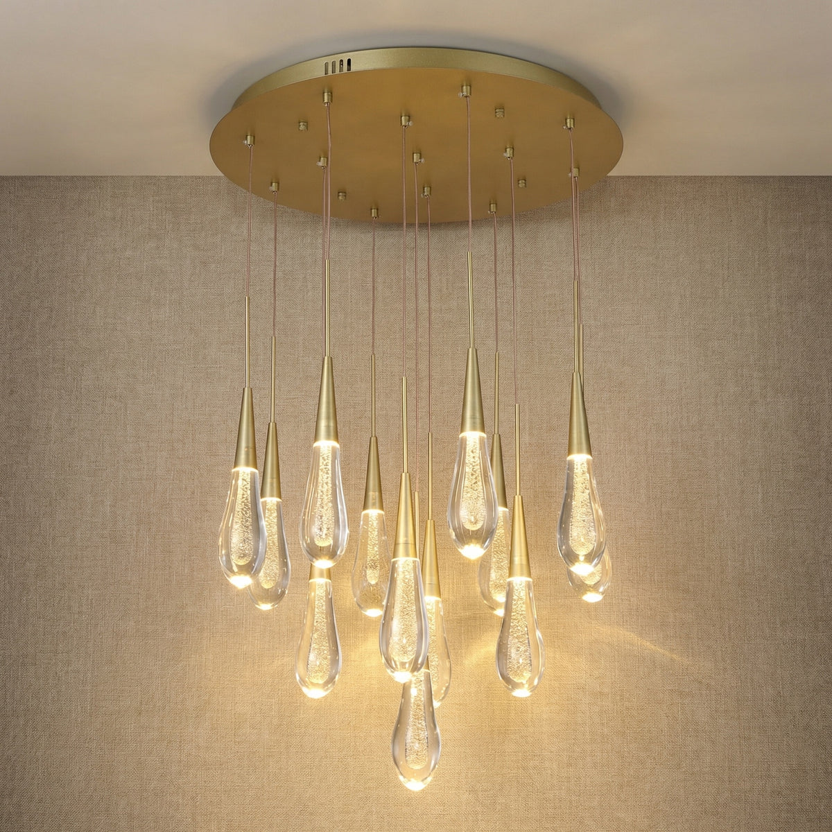 Yiosi Series Glass Celling lamp Style A - 22" (Dia 550mm)
