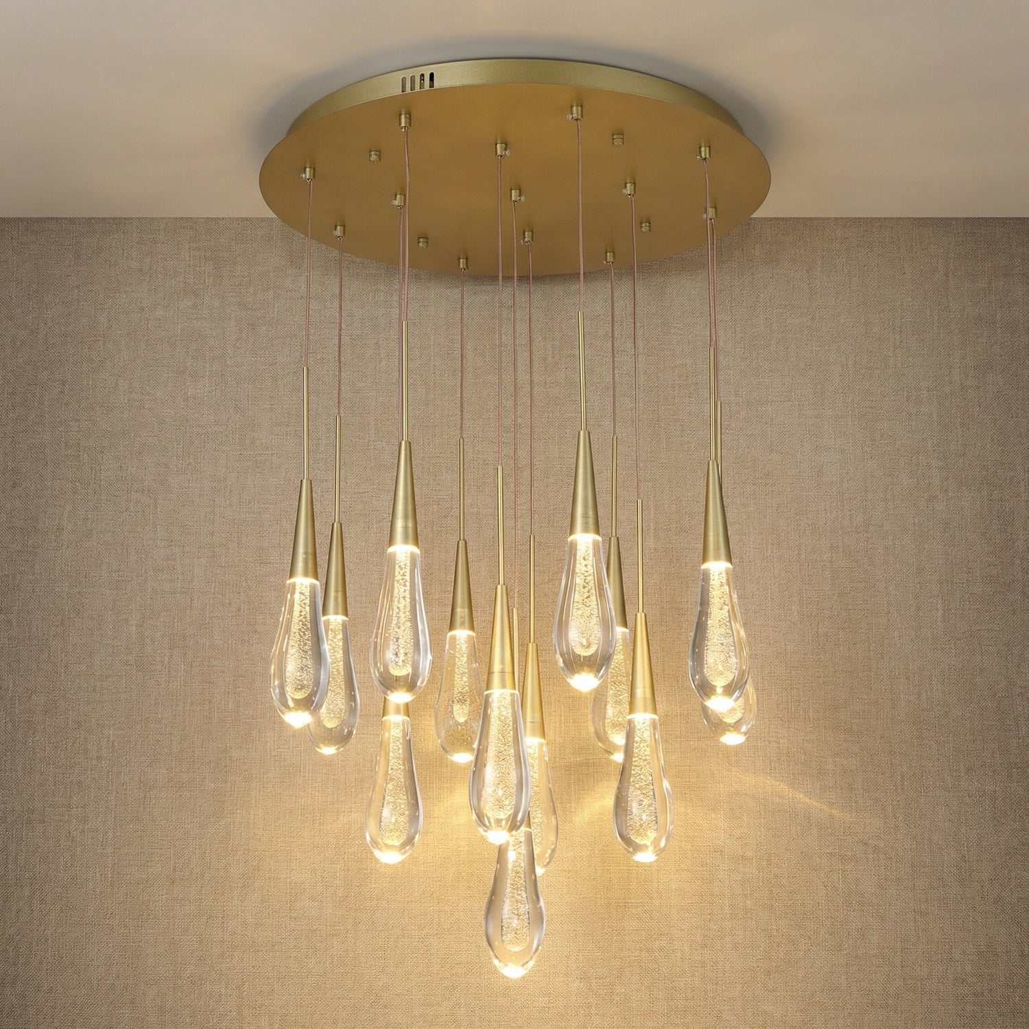 Yiosi Series Glass Celling lamp Style A - 22" (Dia 550mm)