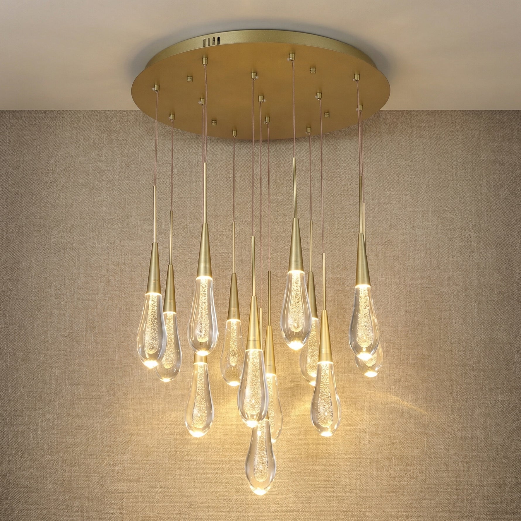 Yiosi Series Glass Celling lamp Style A - 22" (Dia 550mm)