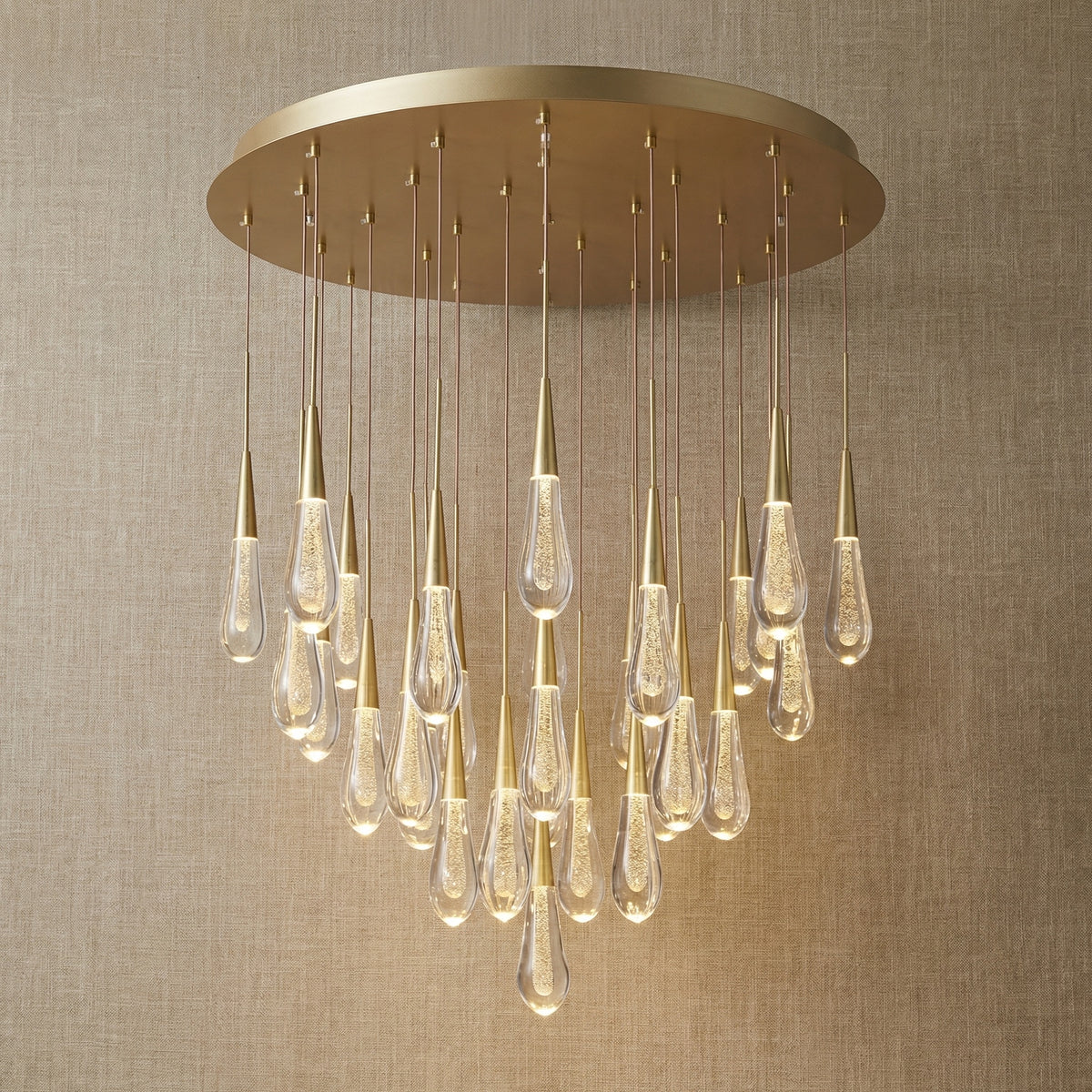 Yiosi Series Glass Celling lamp Style A - 31" (Dia 800mm)