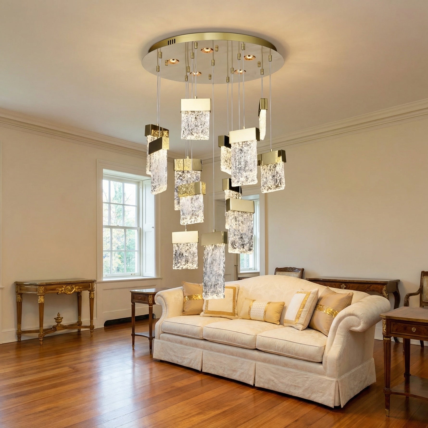 Yiosi Series Glass Celling lamp Style B - scene-2
