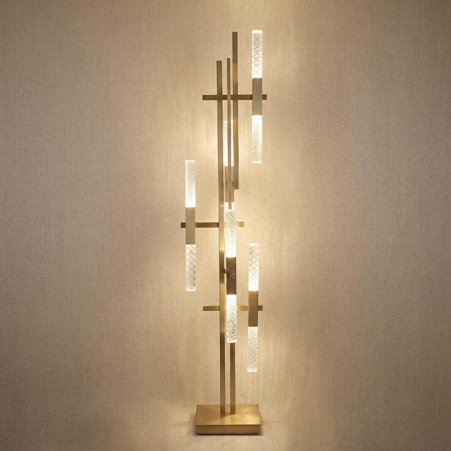 Yiosi Series Glass Floor Lamp 13" - 13" Linear (L335mm)