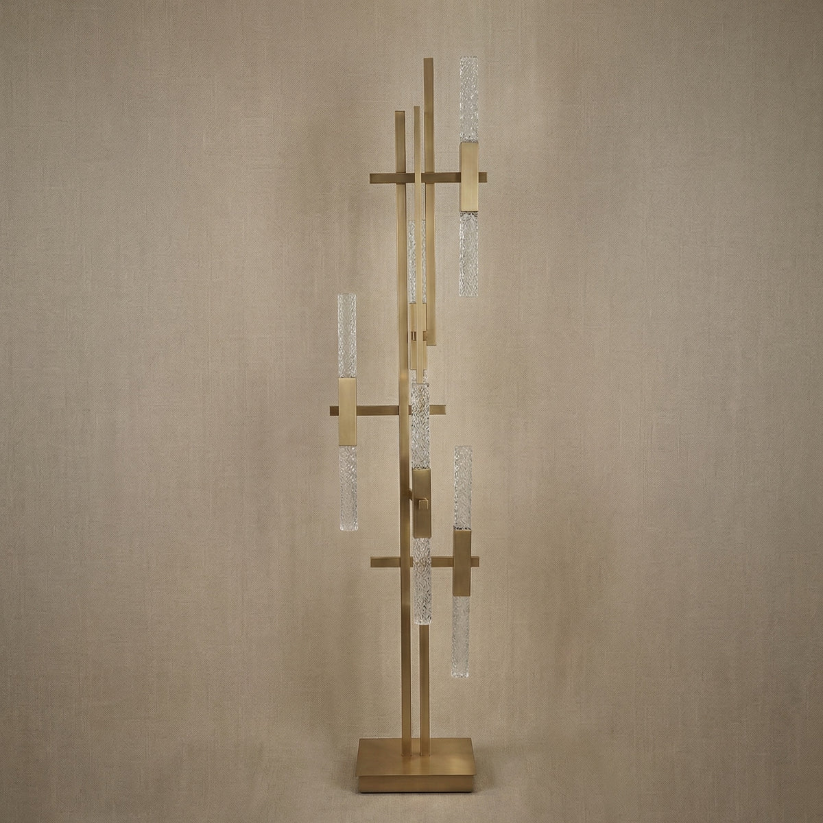 Yiosi Series Glass Floor Lamp 13" - dark