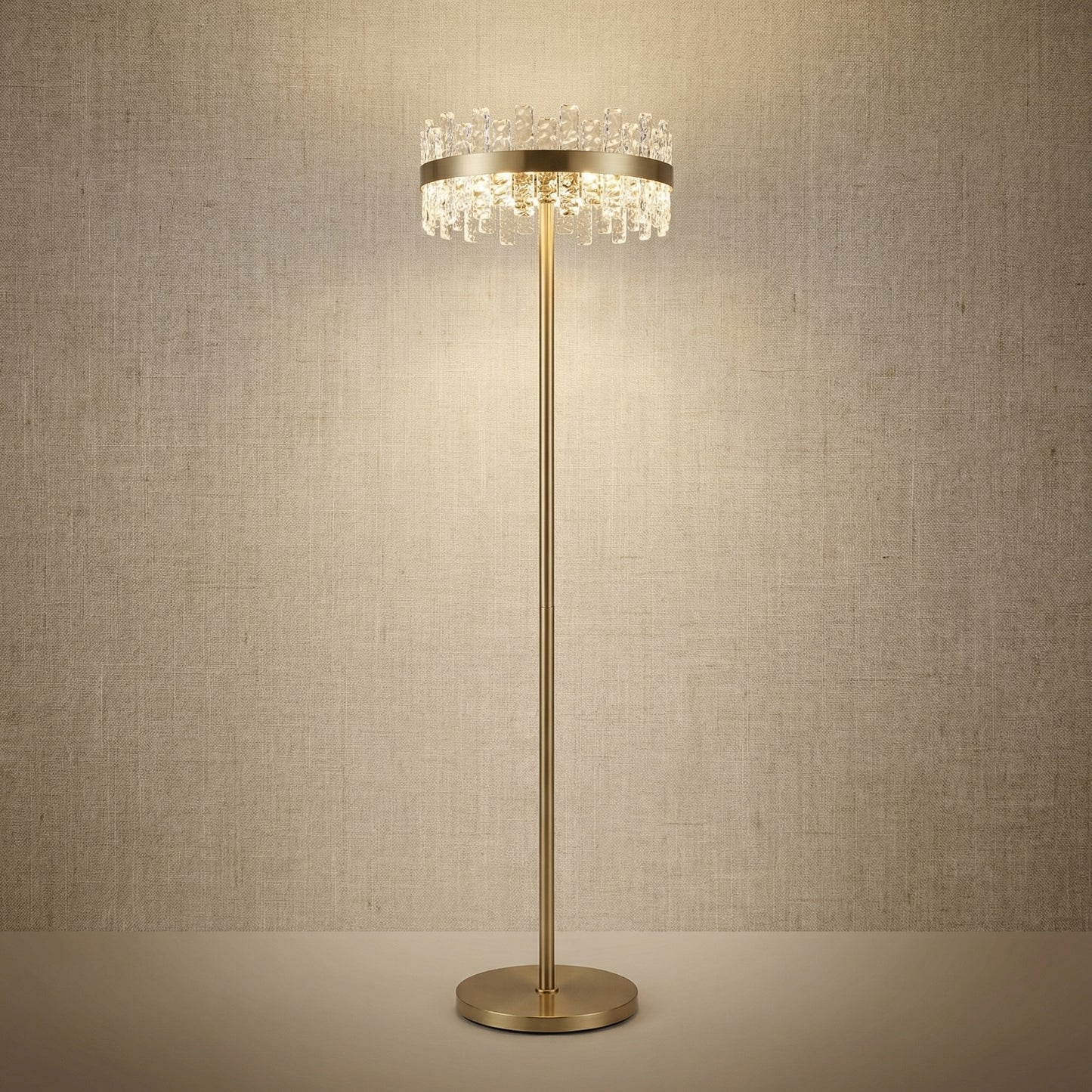 Yiosi Series Glass Floor Lamp Style A - 18" (Dia 450mm)